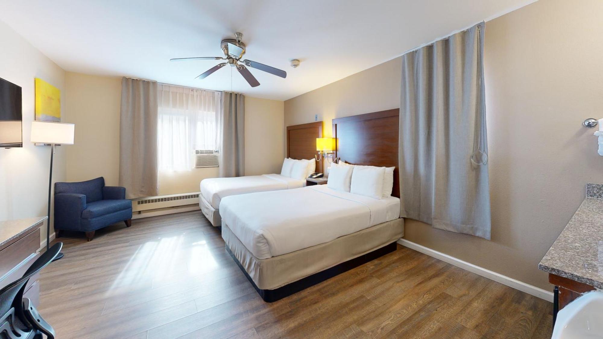 Standard Room Two Double Beds Non-Smoking